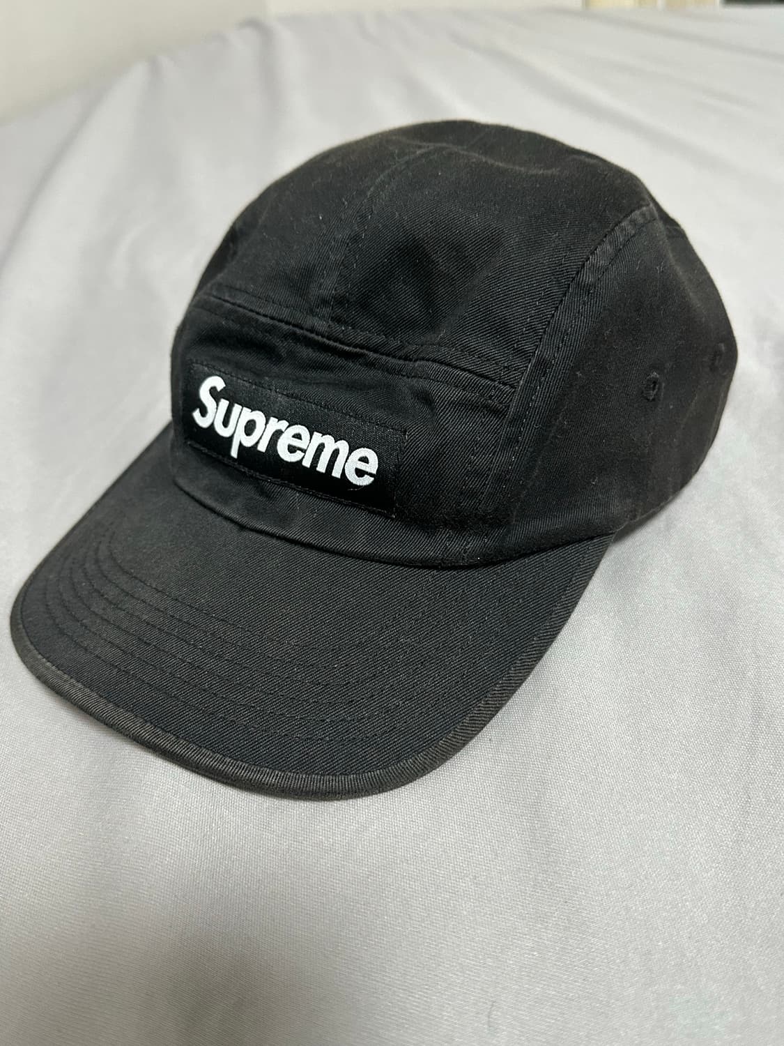 슈프림 캠프캡 블랙 상품이미지1