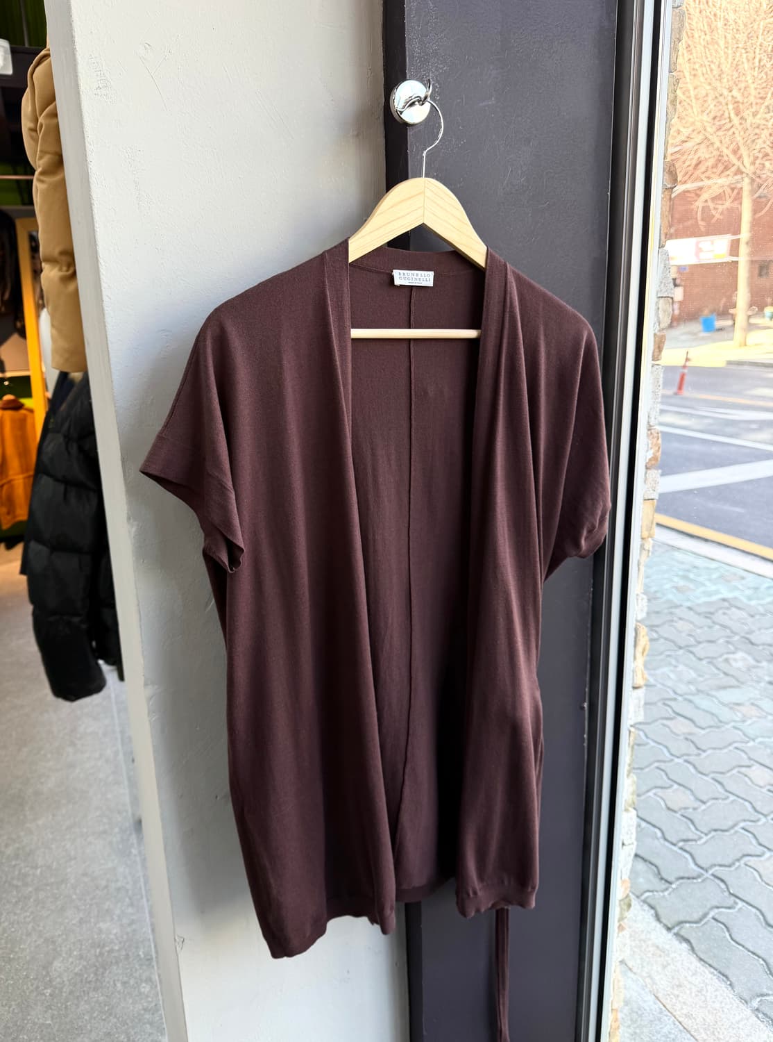 F/ 브루넬로쿠치넬리 라나울 글래스 벨티드 가디건 상품이미지8