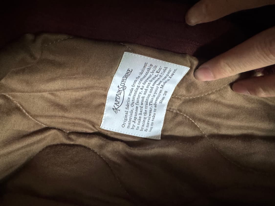 캡틴선샤인 윈터 자켓 38사이즈 상품이미지3