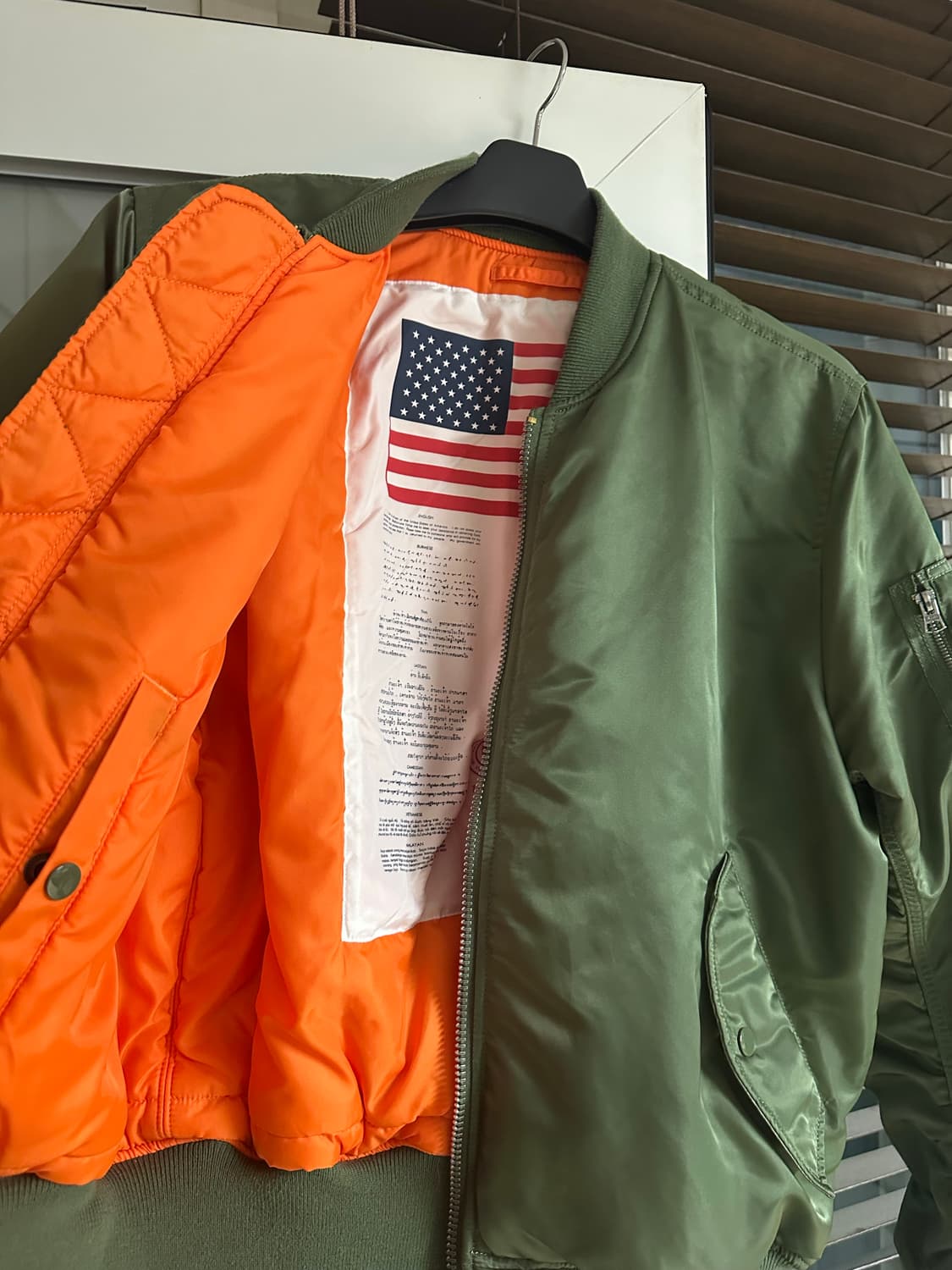 알파인더스트리 ma-1 블러드칫 상품이미지1