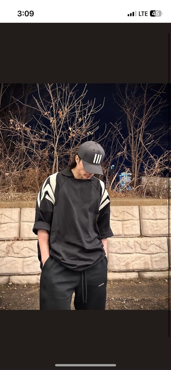 아디다스 X 피어오브갓 골리 저지 블랙 US M(KR L) 상품이미지3