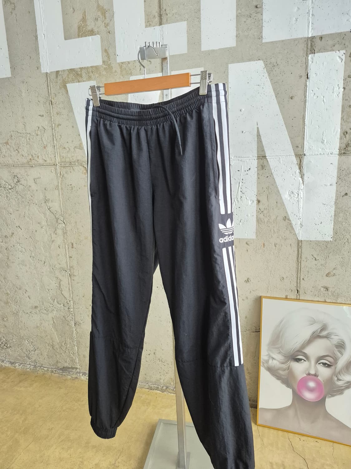 아디다스 삼선 트레이닝 바람막이 바지(MPT1 상품이미지2