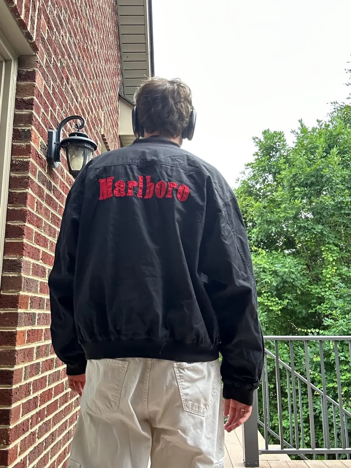 90s 말보로 리버시블 봄버 자켓 상품이미지2