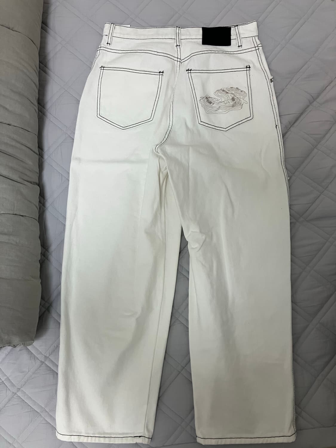 스웨이드 화이트 데님 상품이미지2