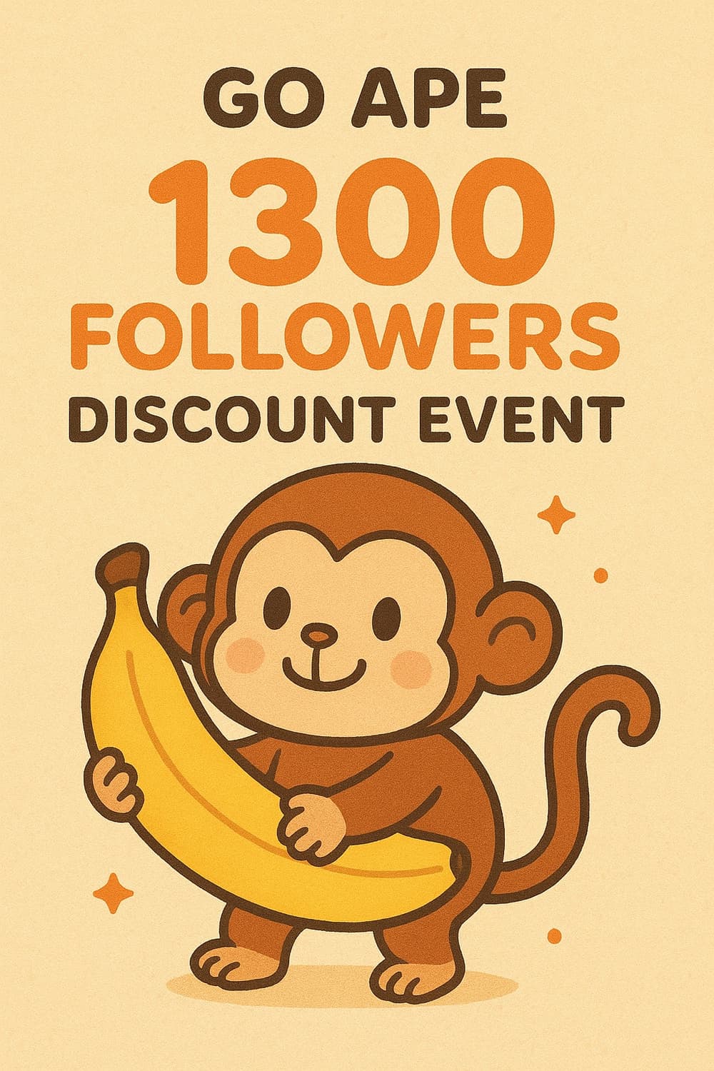 GO ape 1300명 팔로워 이벤트 상품이미지1