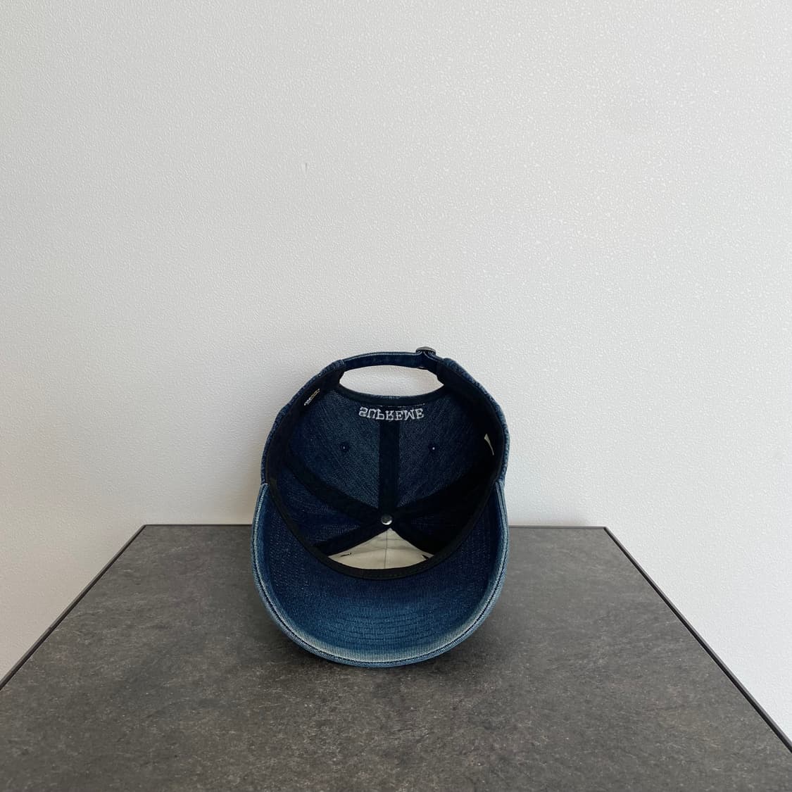 (OS) 슈프림 S로고 볼캡 모자 더티 데님 상품이미지5