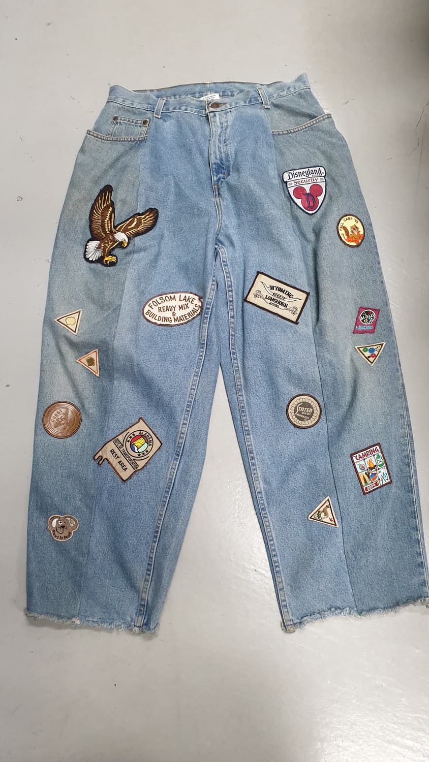 Levi's 리사이클 패치   빈티지 벌룬데님 청바지34 상품이미지1