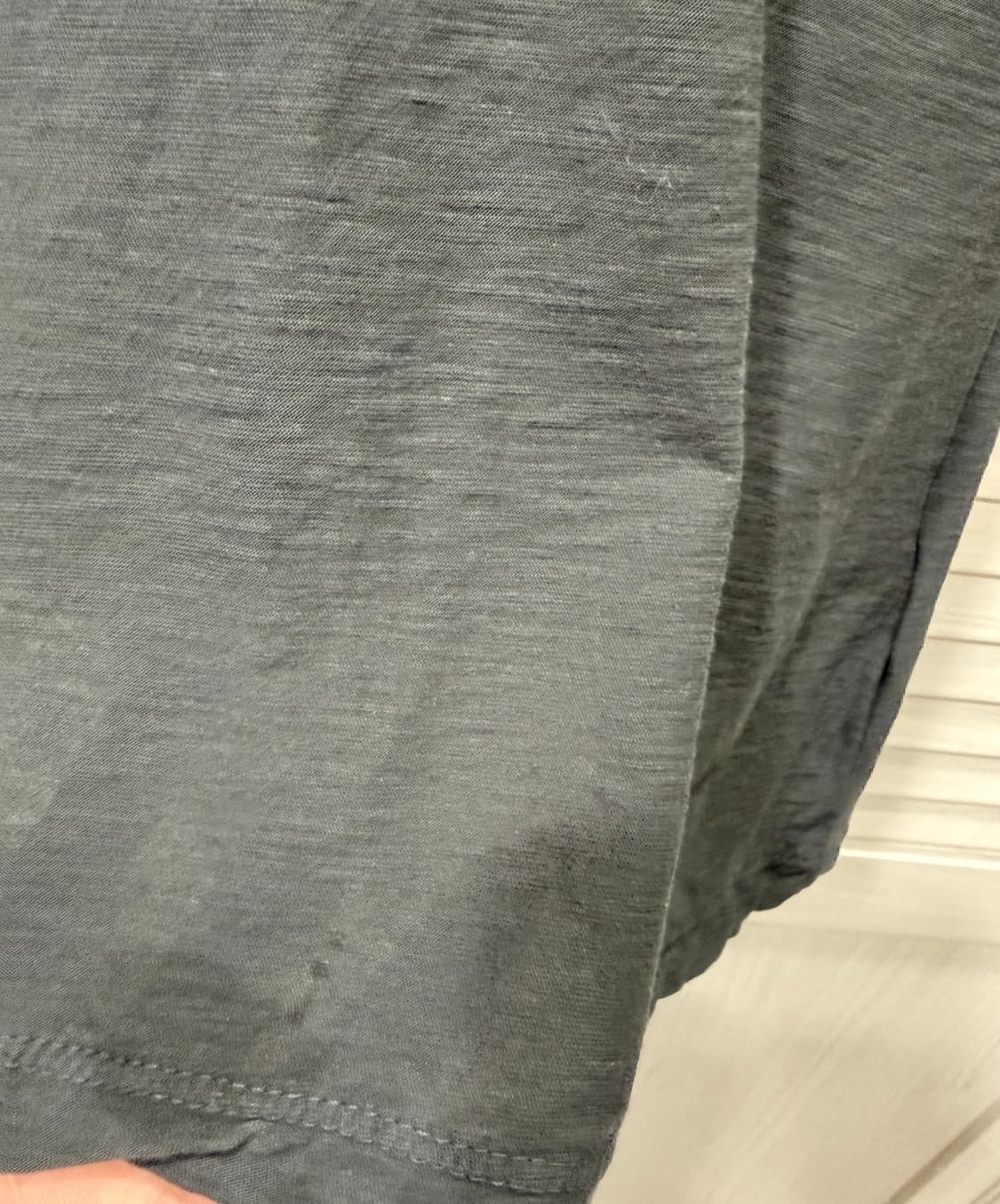 제임스 펄스 여성 브이넥 반팔티 카키색 상품이미지3