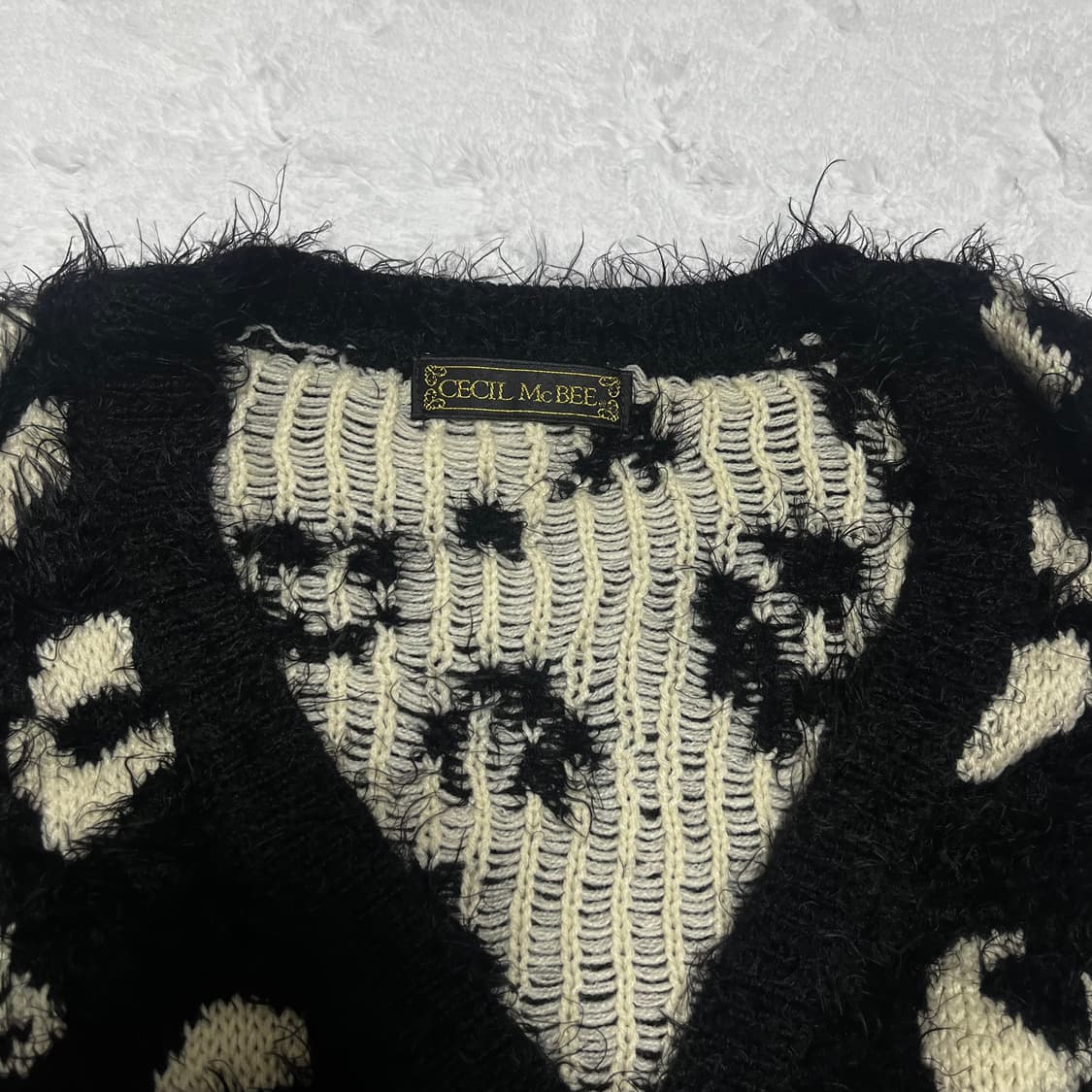 세실맥비 갸루 호피 가디건 상품이미지3