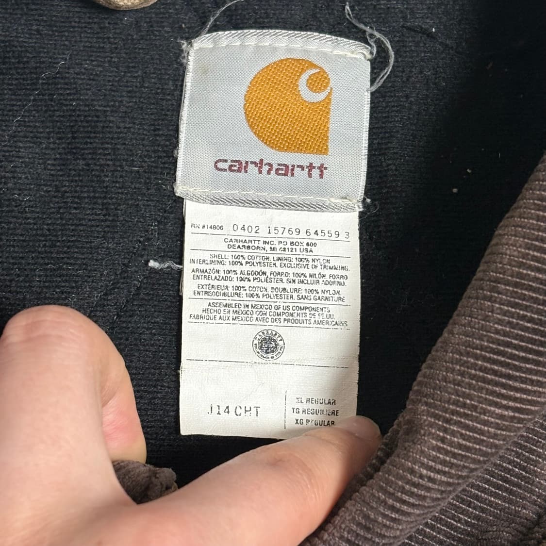 🇲🇽 00s 칼하트 J14 CHT 산타페 자켓 상품이미지6