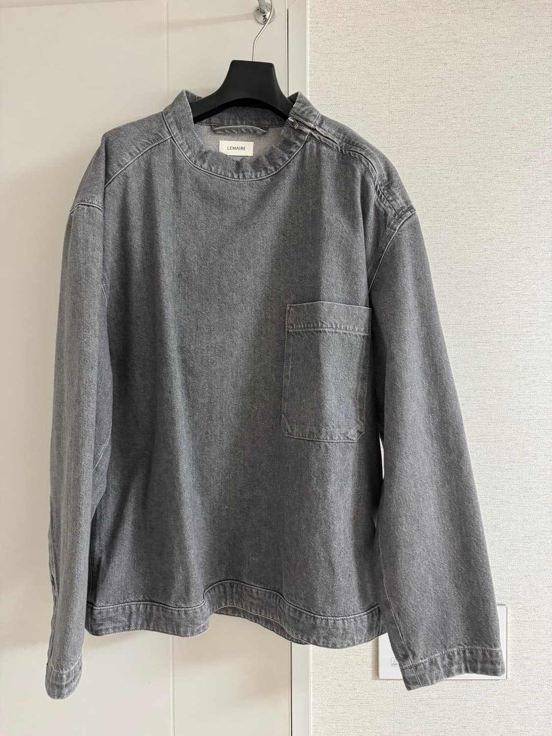 르메르 데님 탑 스톤그레이M 상품이미지1