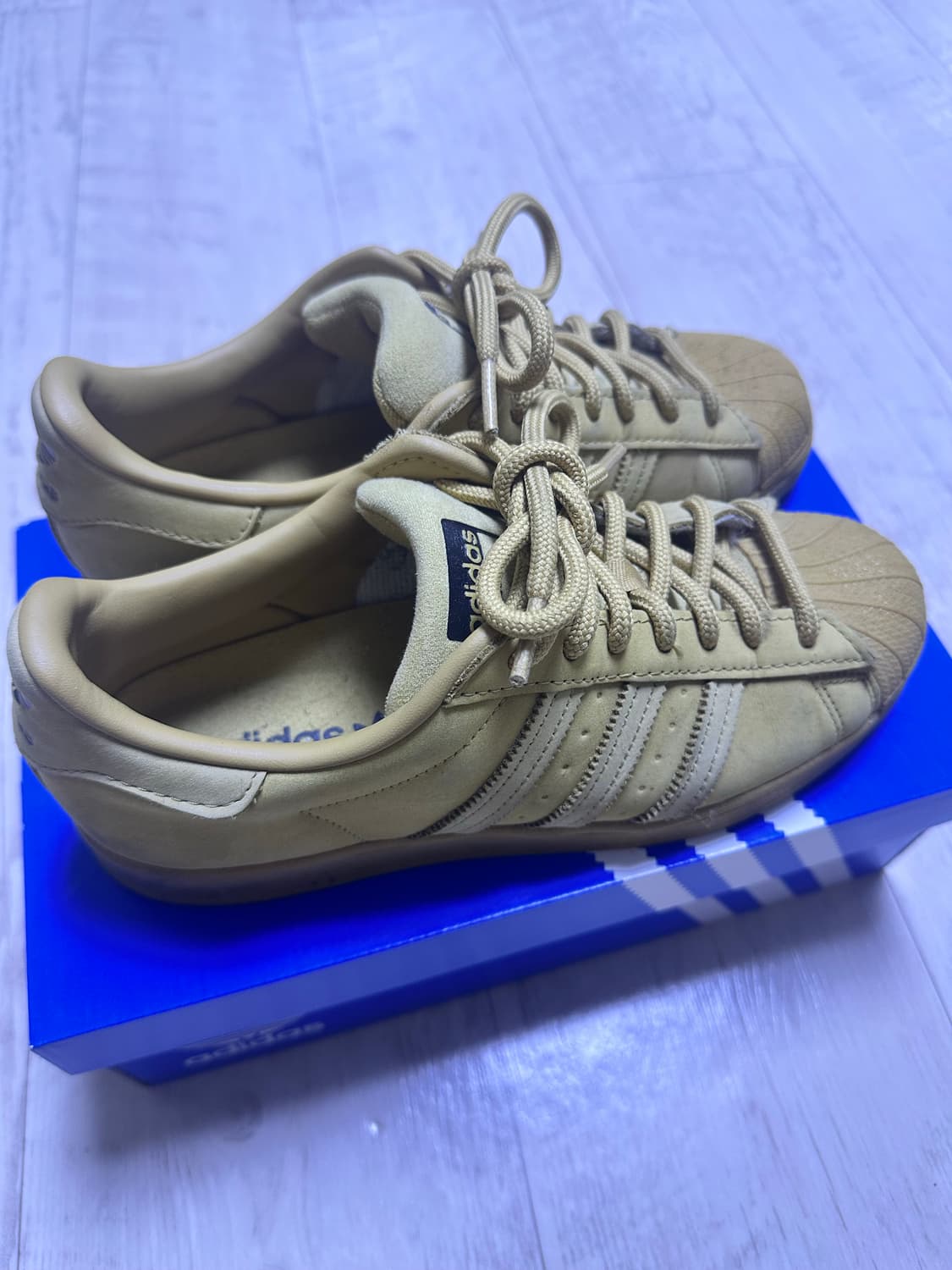 아디다스 슈퍼스타 골든 베이지 260 상품이미지4