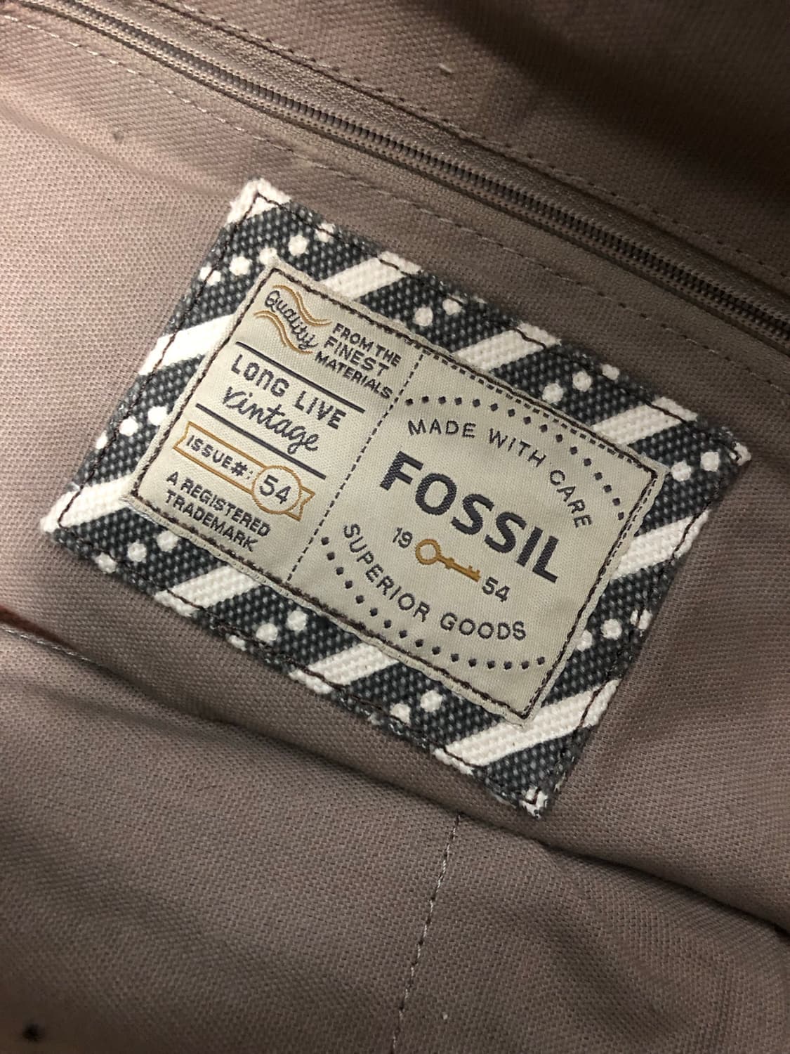 FOSSIL 파슬 빈티지 레더 가죽 트래블 백 가방 상품이미지9