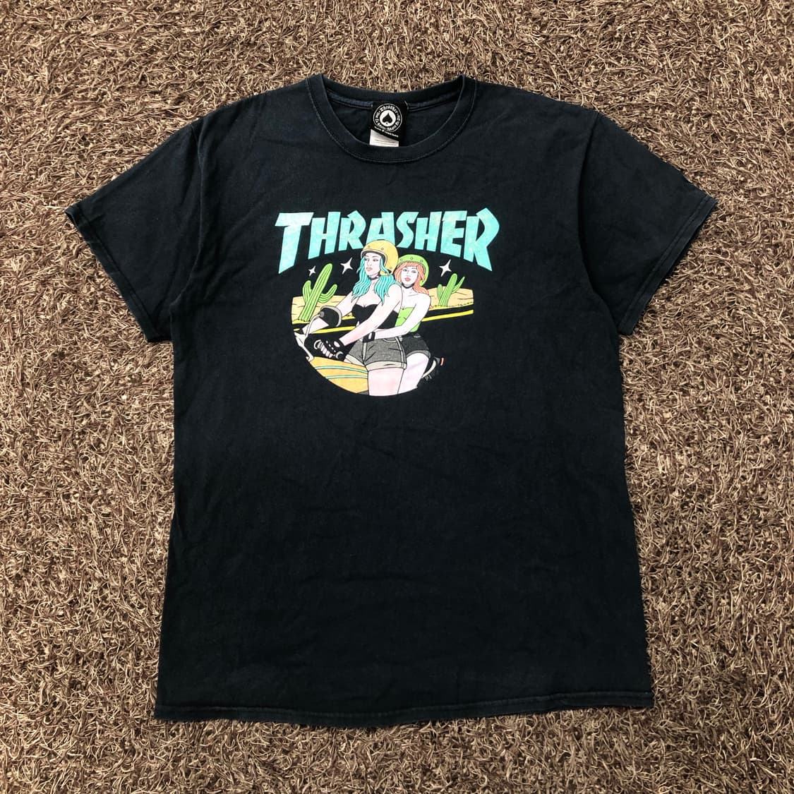 트레셔 베이브스 모토사이클 걸 반팔 티셔츠 상품이미지1