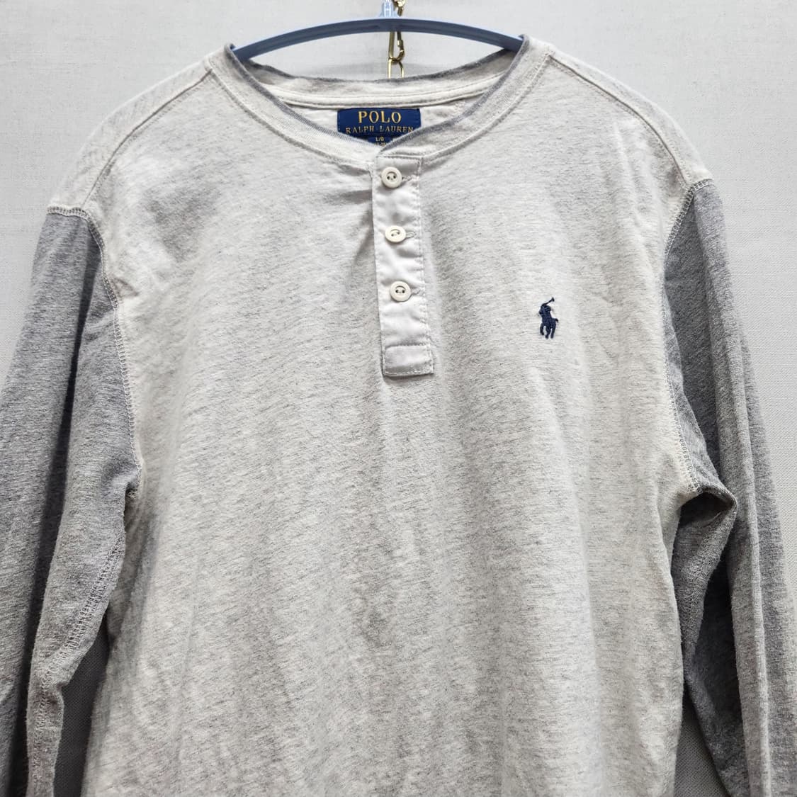 폴로랄프로렌 로고 헨리넥 긴팔티 S 상품이미지2