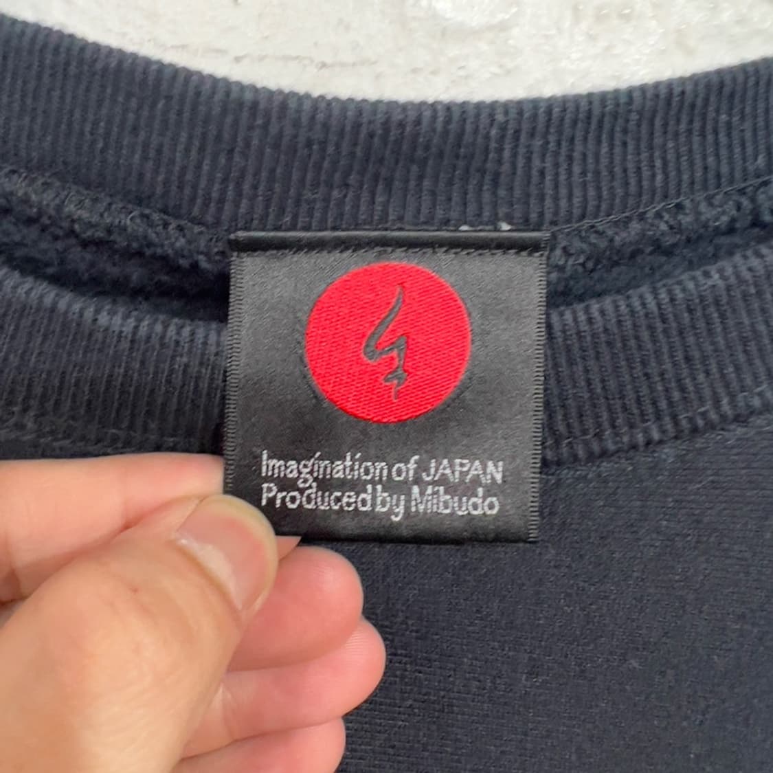 Jp mibudo 리버스위브 프린팅 맨투맨 상품이미지5