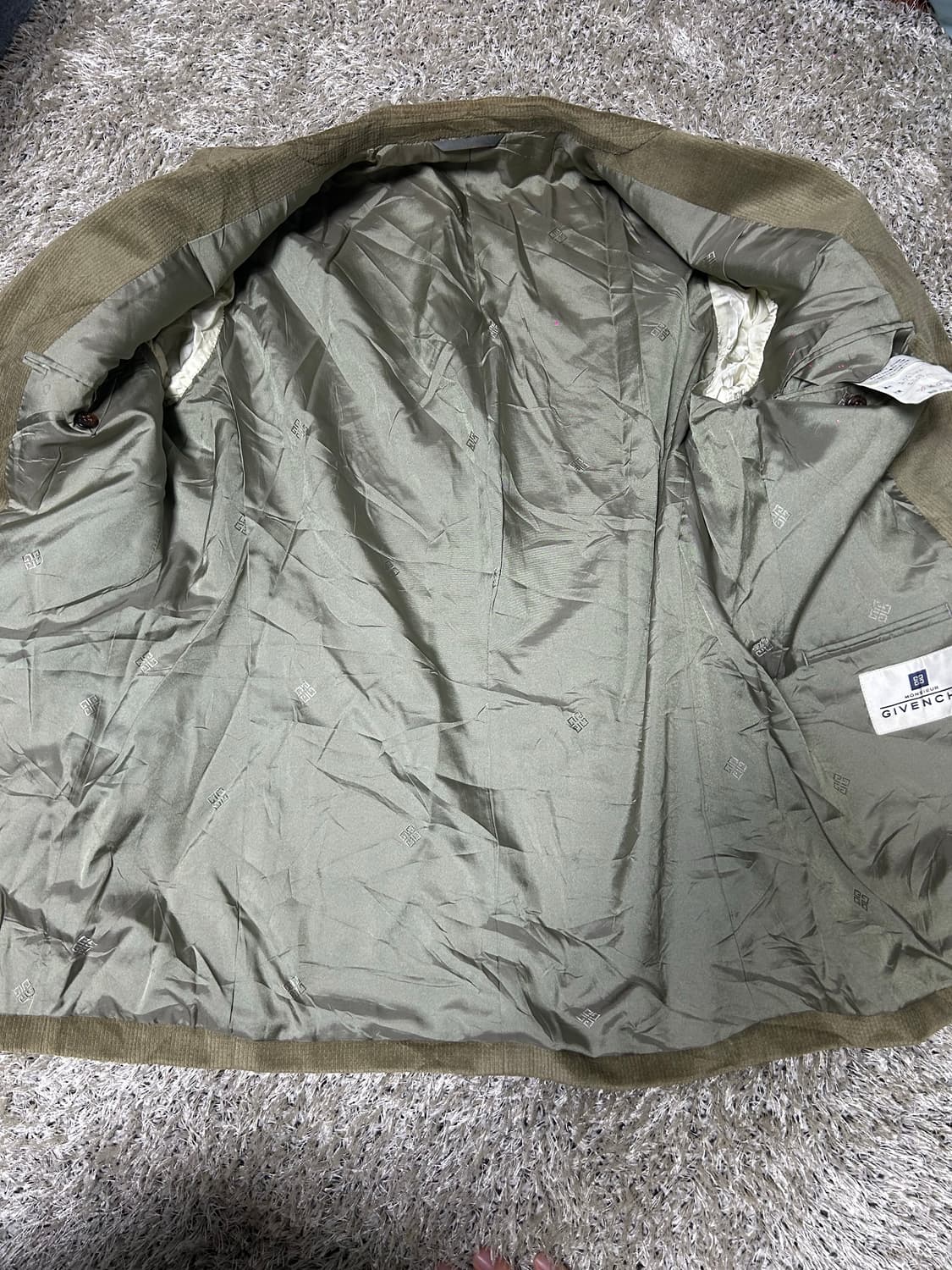 지방시 코듀로이 블레이저 105~110 상품이미지5