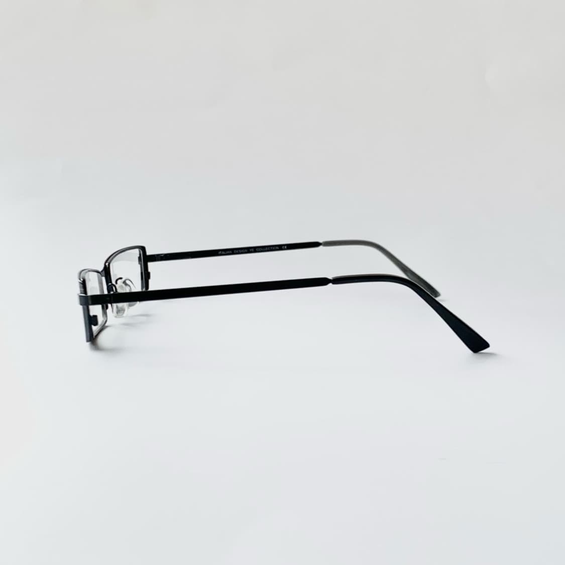 [픽키-684] 블랙 스퀘어 메탈 안경 풀프레임 미니멀 데일리 상품이미지5