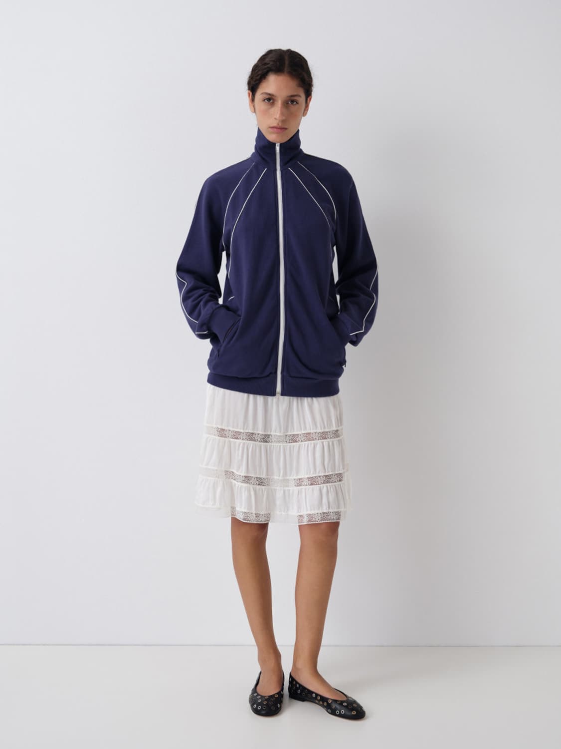 [M,L,XL]기마구아스 Galan 트랙 자켓/네이비 상품이미지6