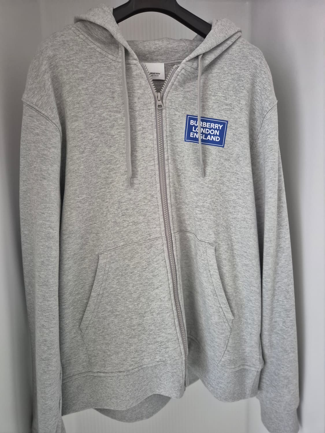 버버리 그레이 후드집업 상품이미지1
