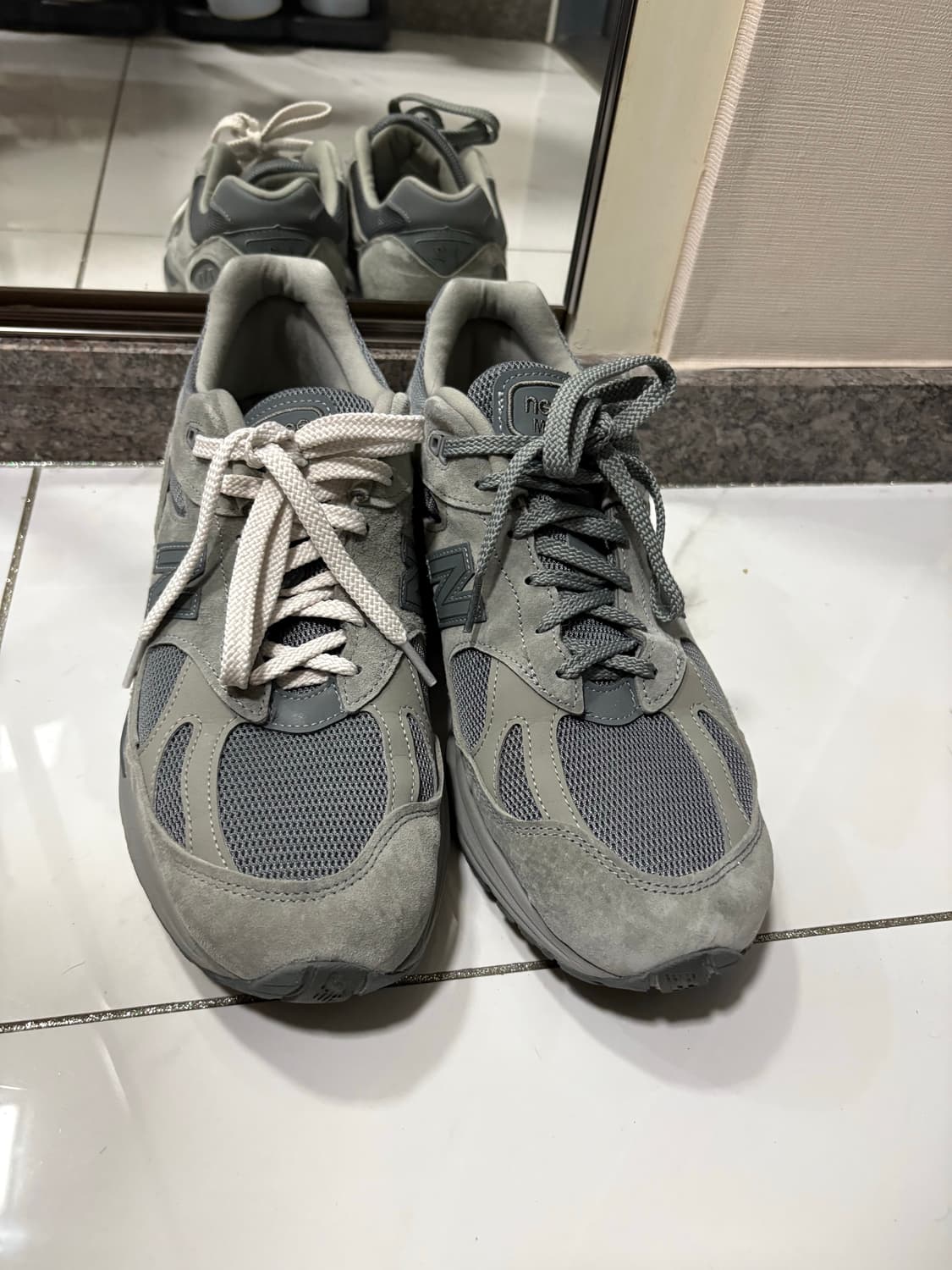 (300)디네댓 뉴발 991V2 메이드인 uk 그레이 상품이미지2