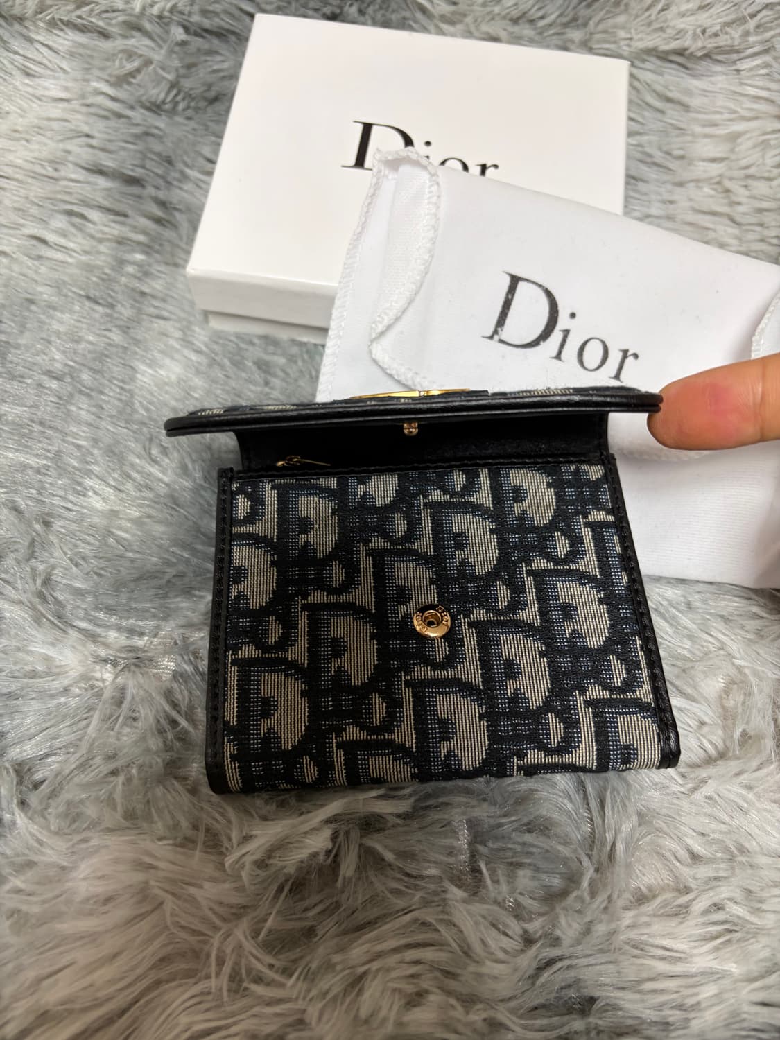 (새상품급) 디올 오블리크 몽테인30 지갑 반지갑 상품이미지8