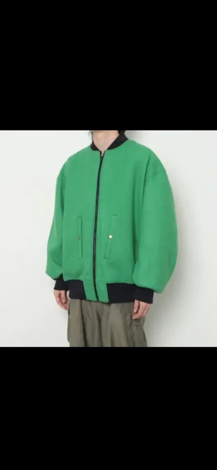 우루 URU MA-1 리버시블 블루종 블랙 2사이즈 새상품 판매 상품이미지6