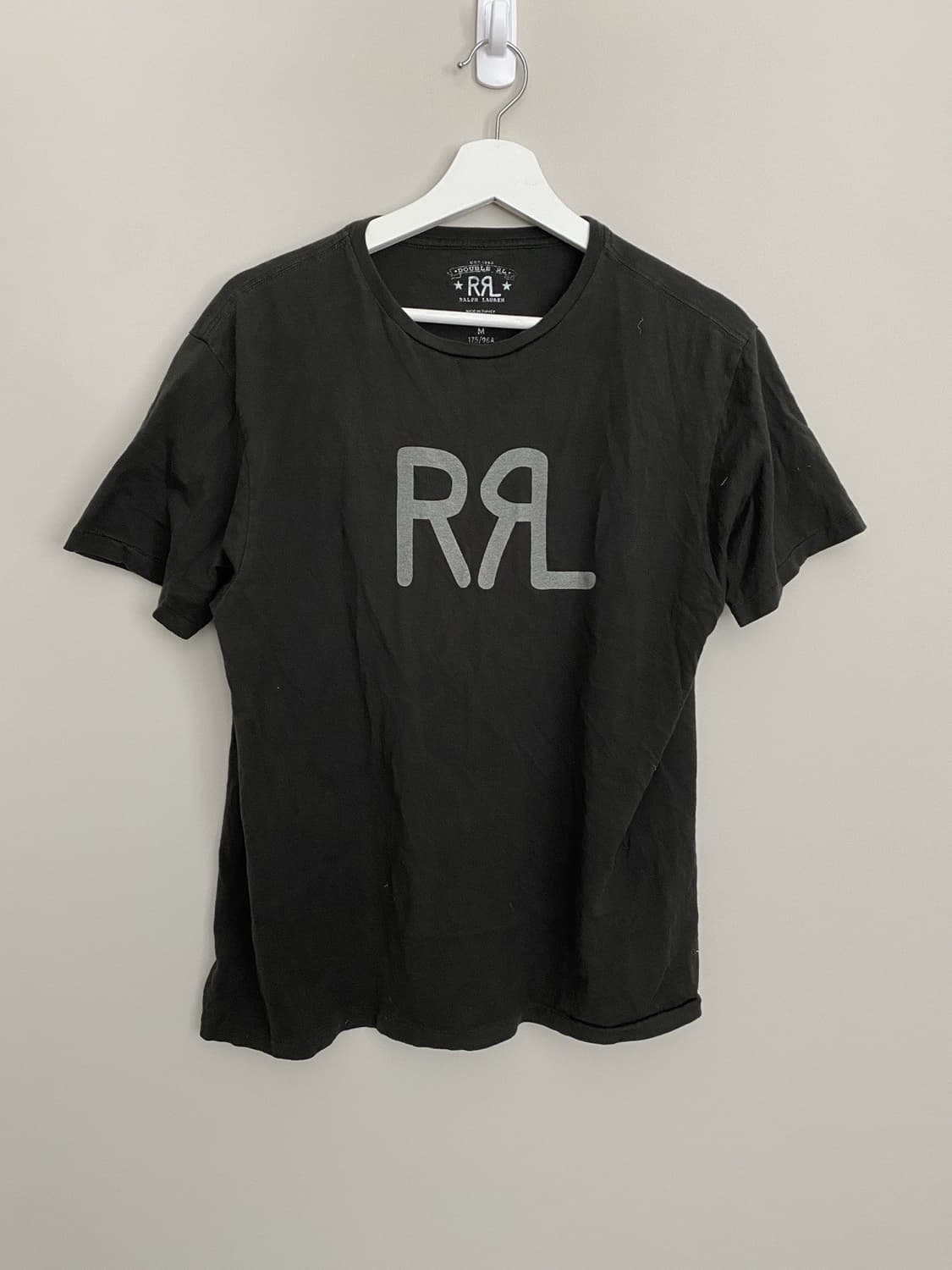 랄프로렌 RRL 시그니처 로고 그래픽 티셔츠 블랙 상품이미지1