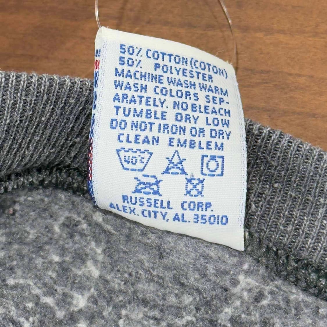 90s 러셀 에슬레틱 블랭크 스웻셔츠 USA 상품이미지4