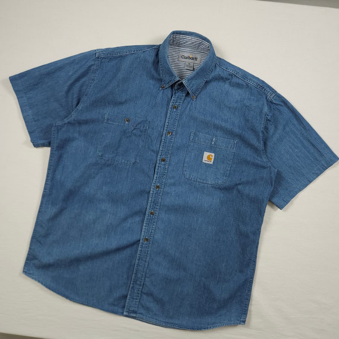 2XL(110) 칼하트 리워크 데님셔츠 상품이미지2