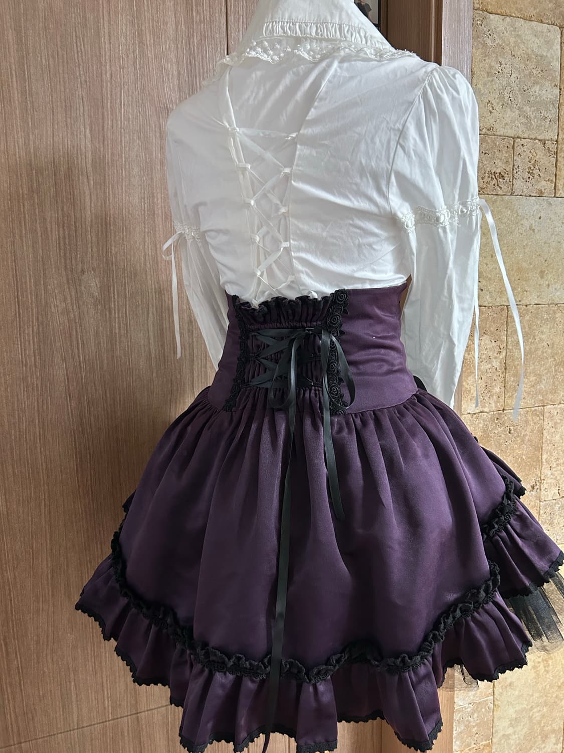 고스고딕공겜다크엔젤메이드 코디 gothic 상품이미지4