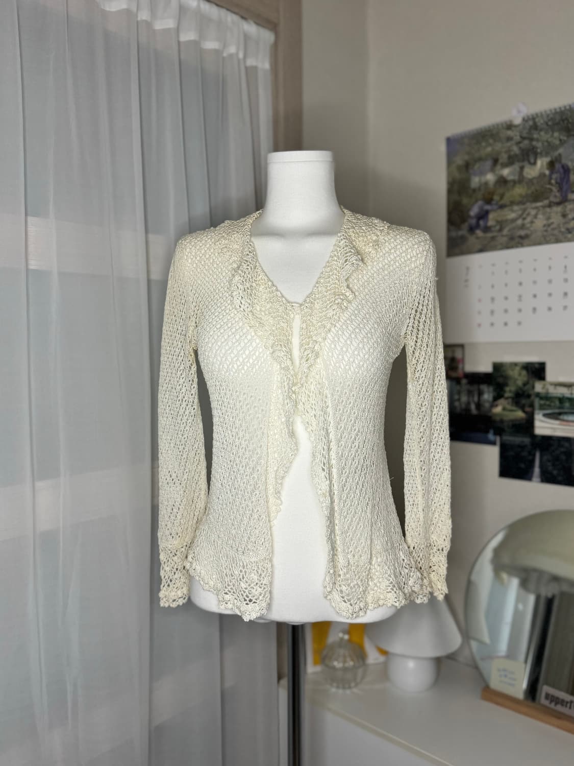 페어리 프릴 크로셰 가디건 상품이미지1