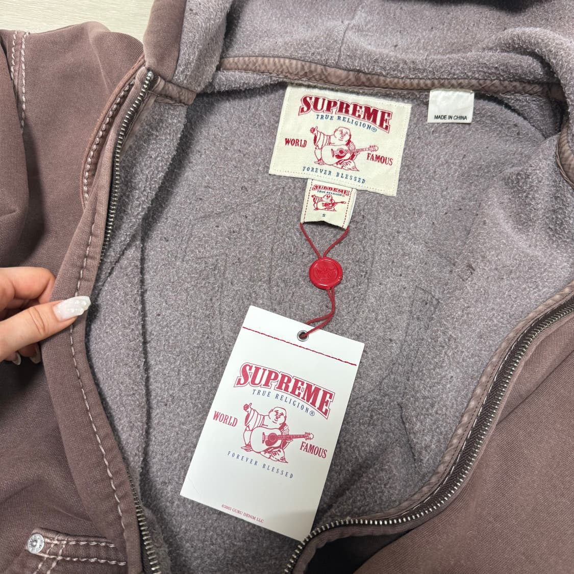 [supreme x true religion] hoodie - 22fw 상품이미지6