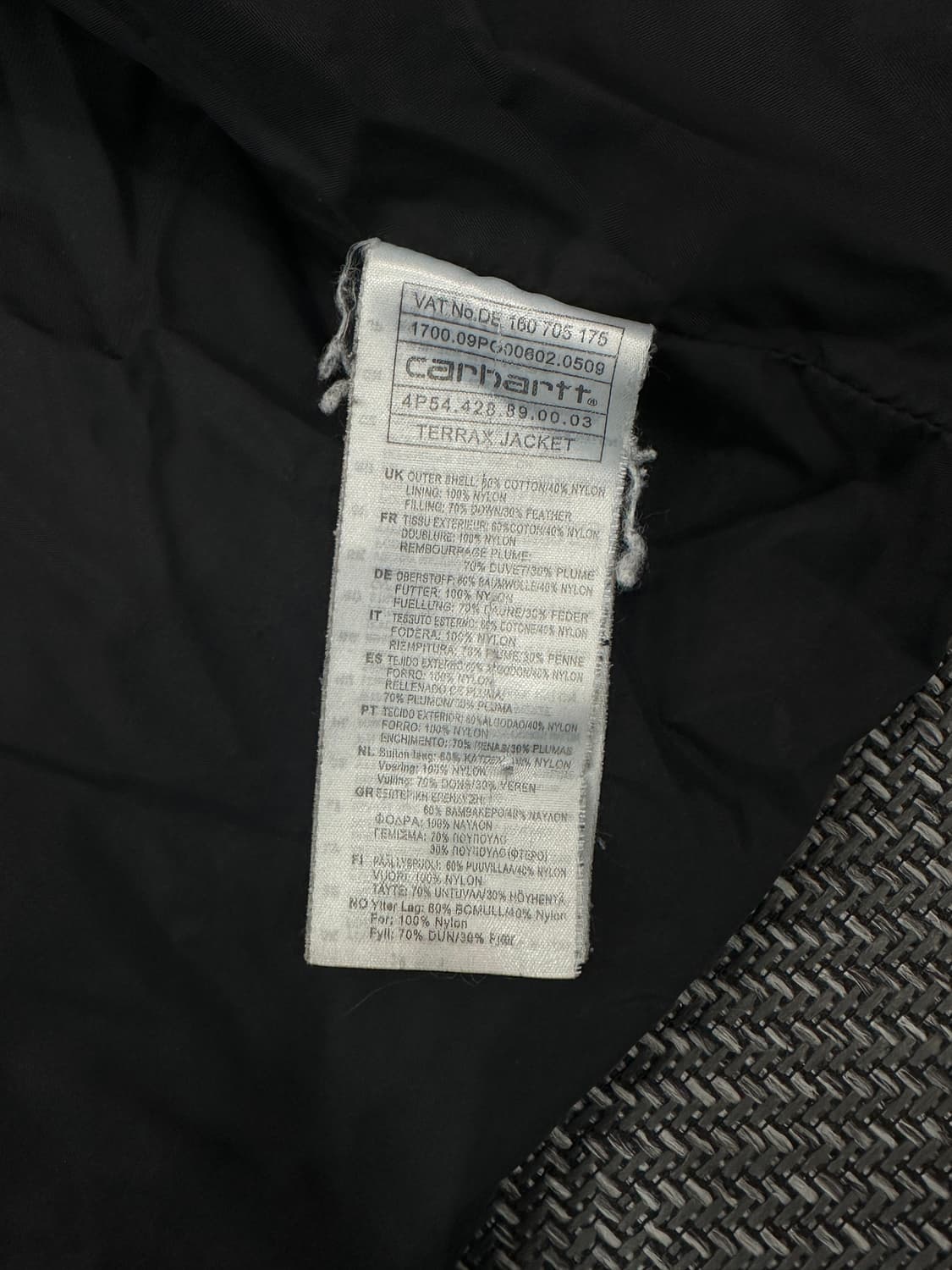 칼하트 WIP 밀튼 자켓 패딩 상품이미지5