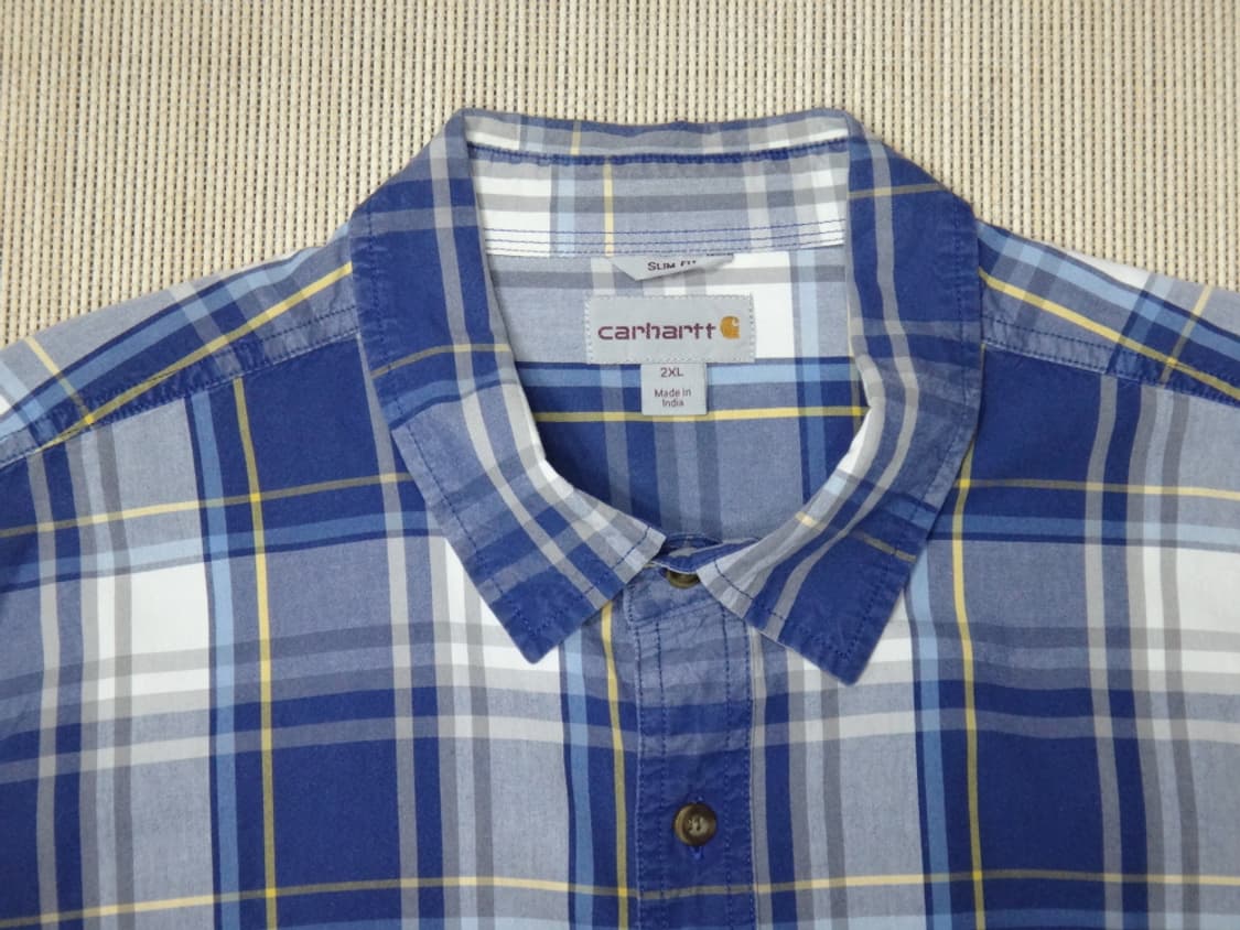 (2XL) 칼하트 carhartt 플래드 체크 하프 남성 셔츠 상품이미지7