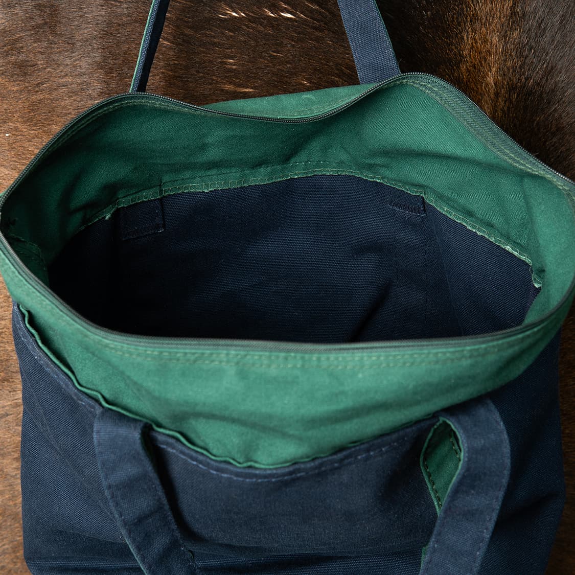 90s LANDS' END 랜즈엔드 헤비 캔버스 토트 백  상품이미지2