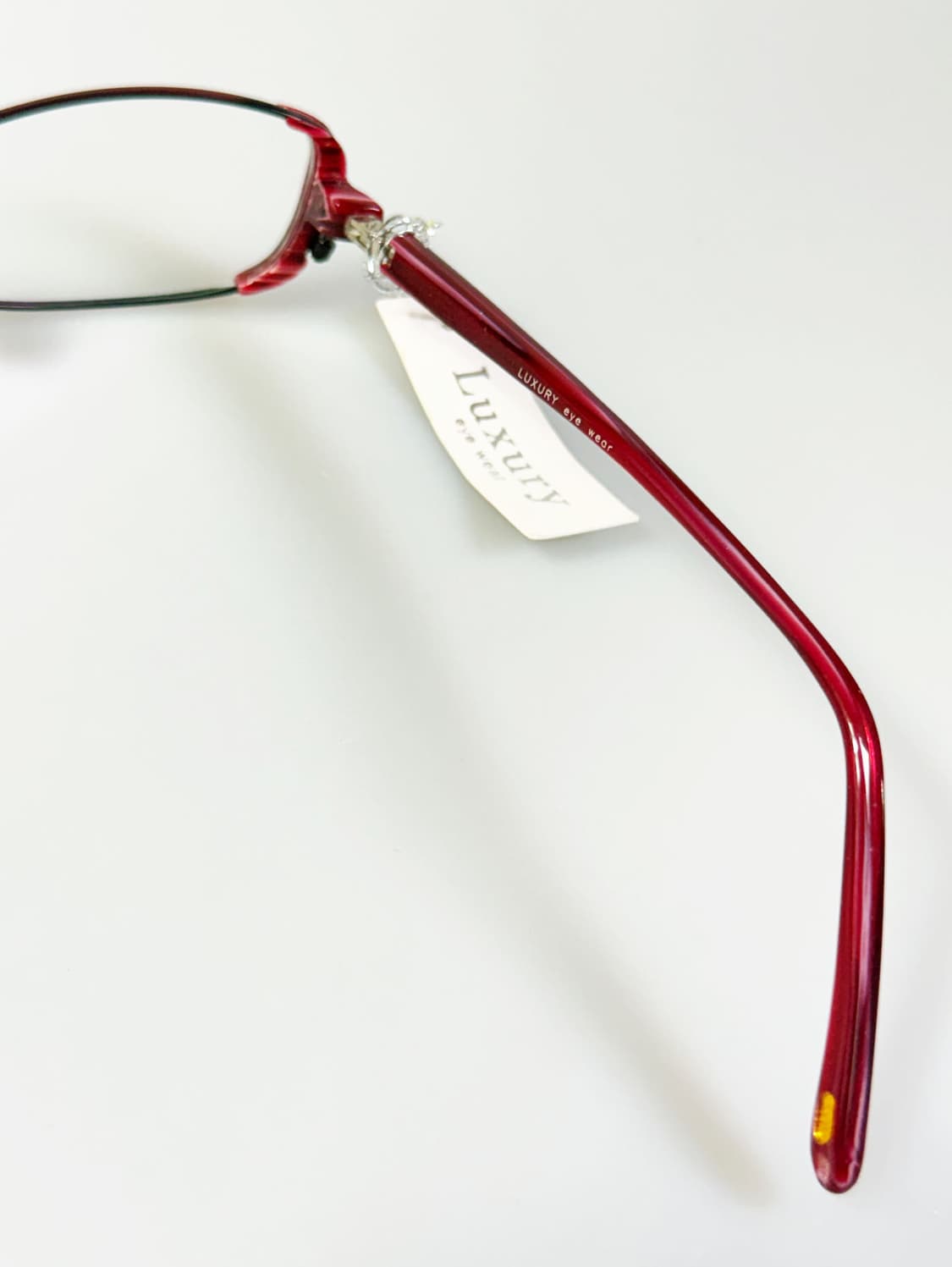 LUXURY OCCHIALI 레드와인 메탈 슬림 스퀘어 빈티지 안경 상품이미지6