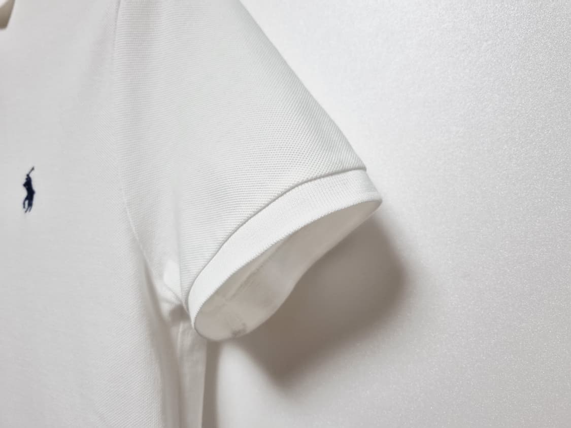 남성 2023 폴로 QR 화이트 흰색 반팔 피케 카라 PK 티 티셔츠 상품이미지5