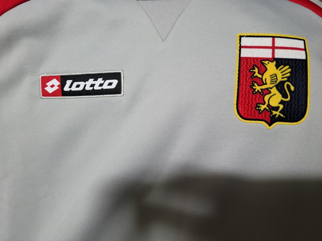 Lotto 제노아FC 이탈리아 그레이 캐주얼 스웨트탑 트레이닝웜업 맨투맨 상품이미지2