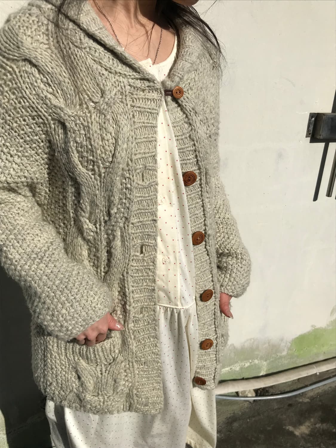 Niko and 오트밀 가디건 상품이미지2