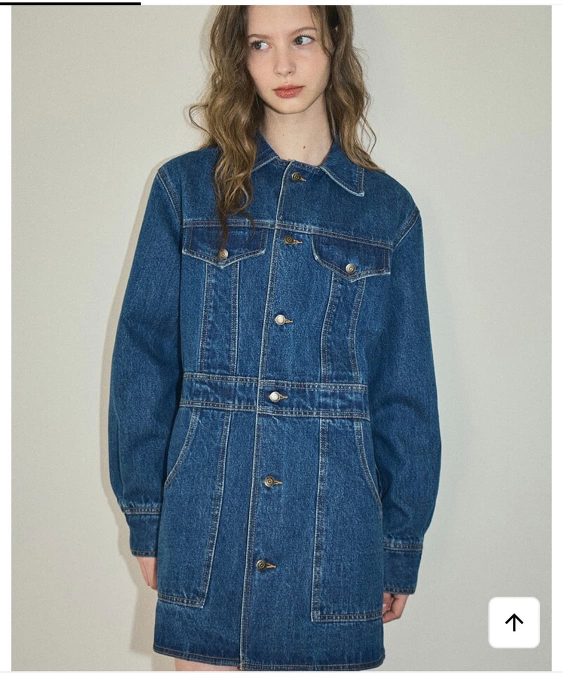 (새상품) 웬즈데이오아시스 봄신상 데님 원피스  상품이미지1