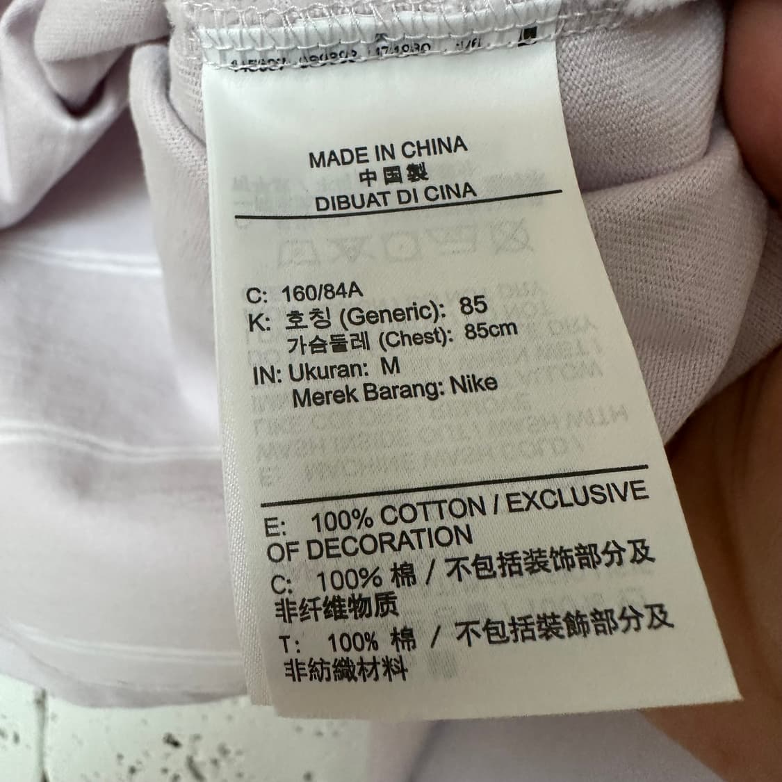 우먼M 나이키 크롭 긴팔티 상품이미지4