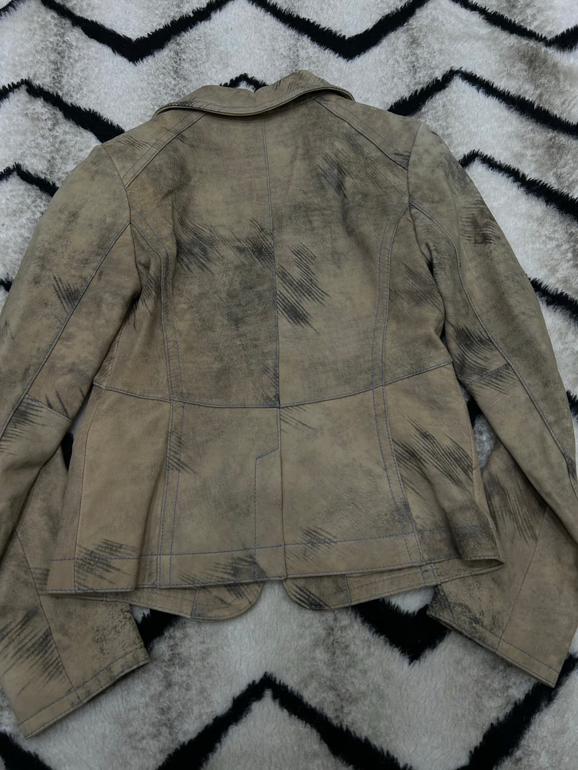 [55]Sally&John 양가죽 워싱 블레이저/베이지 상품이미지4