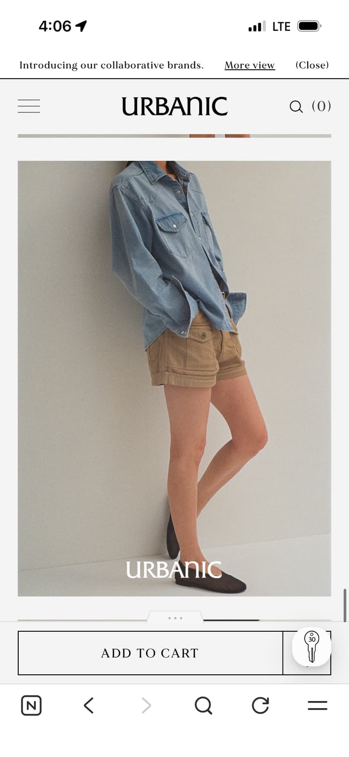 얼바닉30 웨스턴 데님 셔츠 Western Denim Shirt  상품이미지4