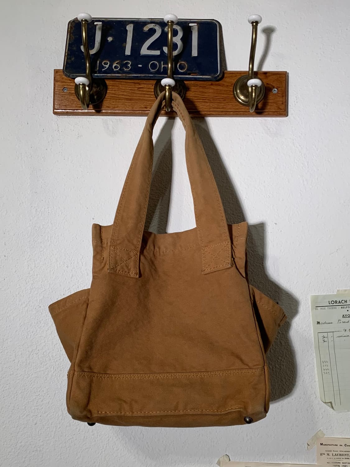 캐피탈 브라운 숄더백 상품이미지5