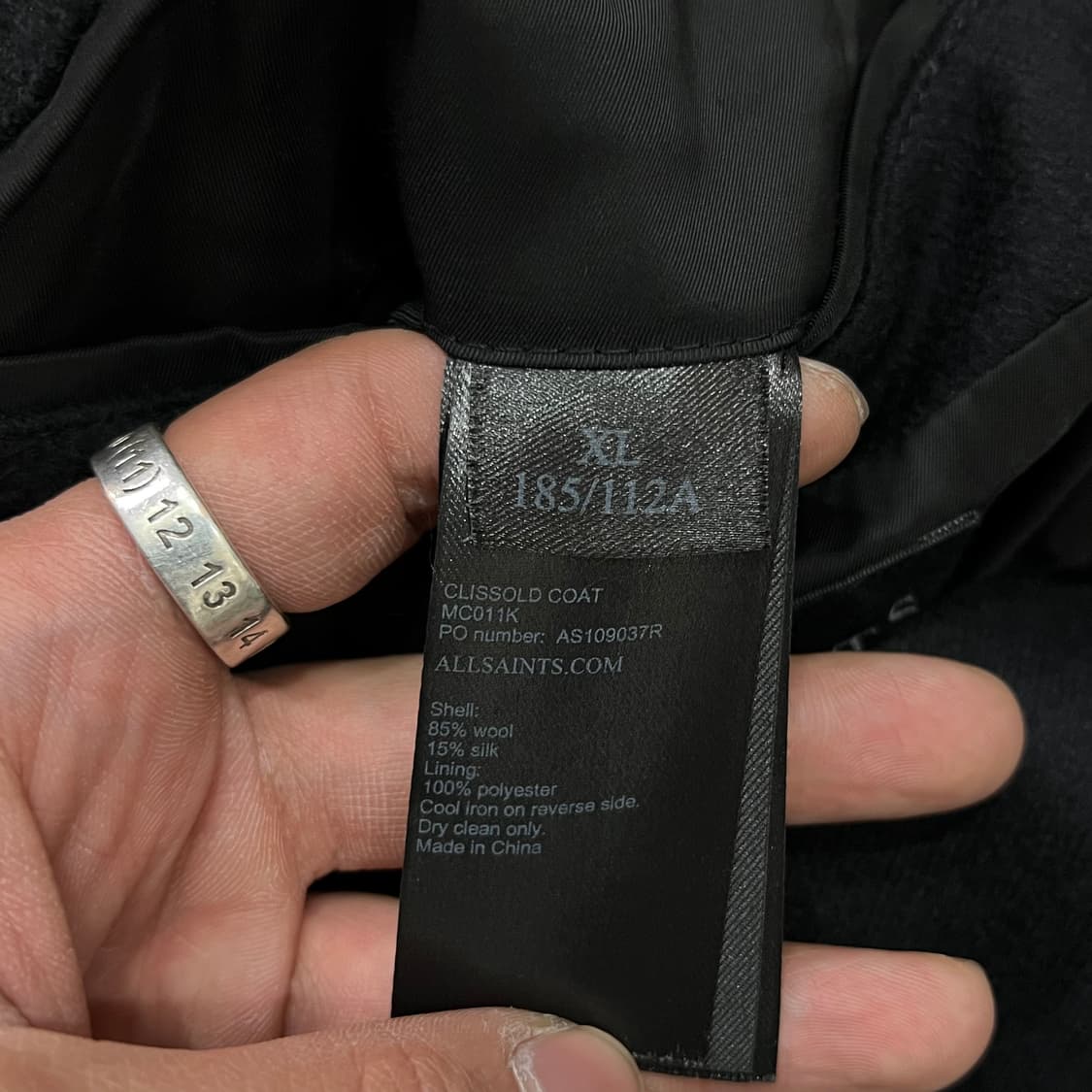  올세인츠 더블 울코트 y14761 상품이미지6