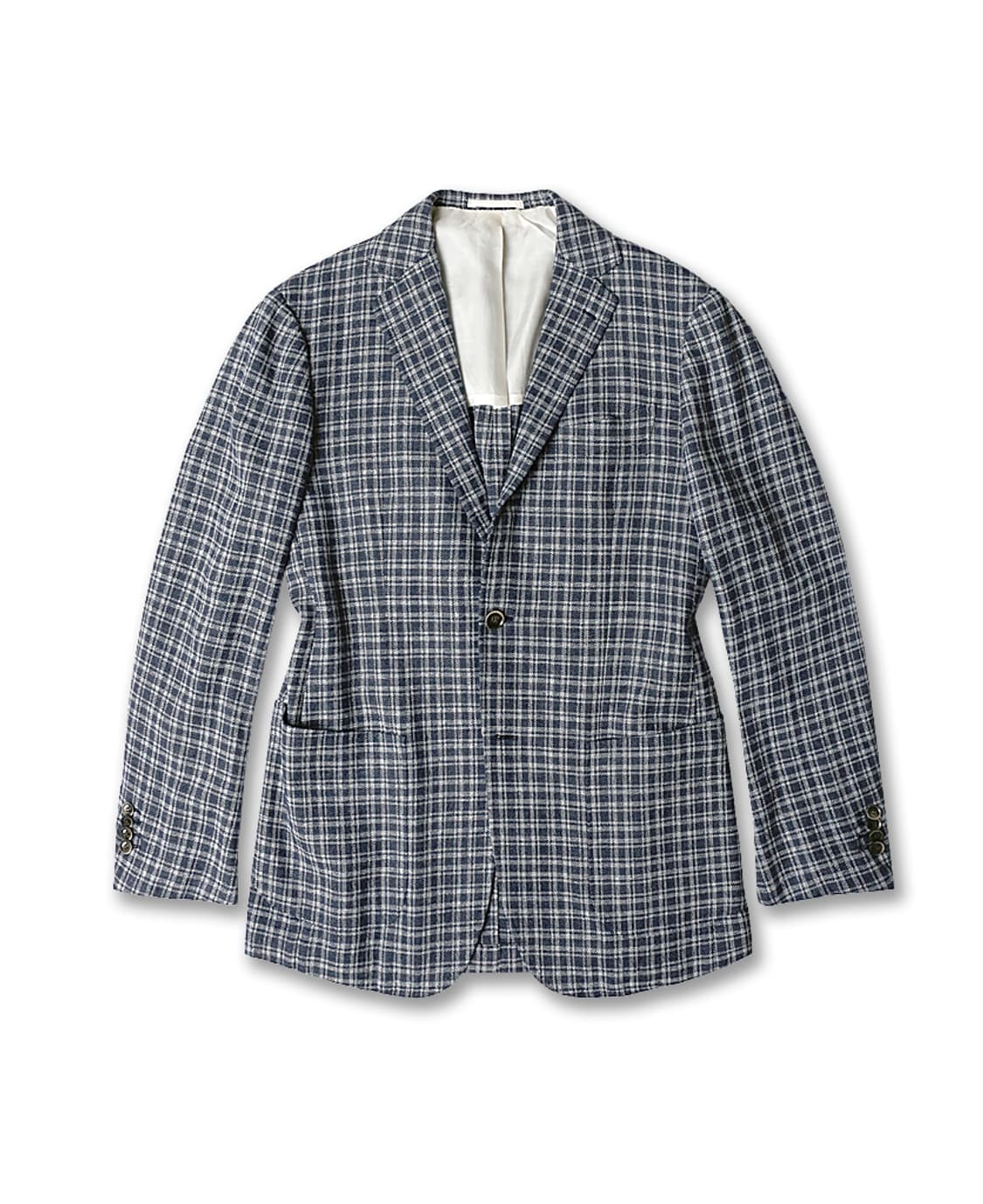 링자켓 [Ring Jacket] 네이비 체크 클래식 스포츠 자켓 상품이미지1