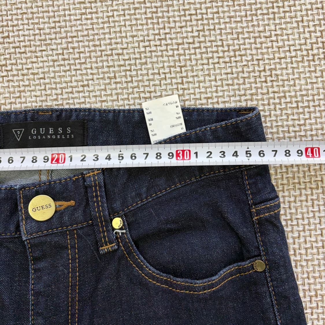 28 게스 다크 블루 데님 청바지 0615D1 상품이미지6
