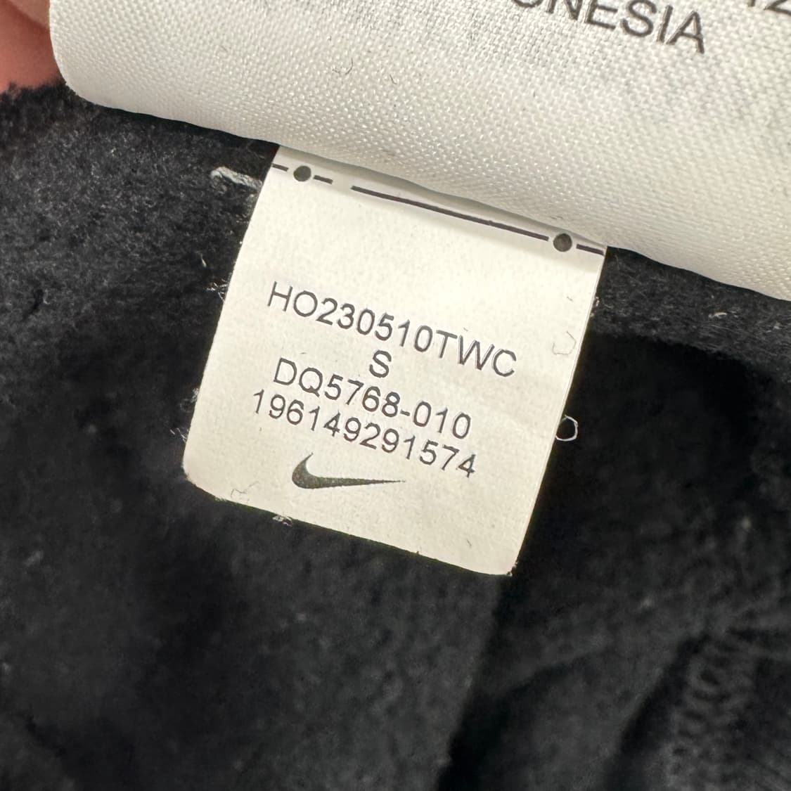 여성용 S 나이키 크롭 반집업 맨투맨  상품이미지6