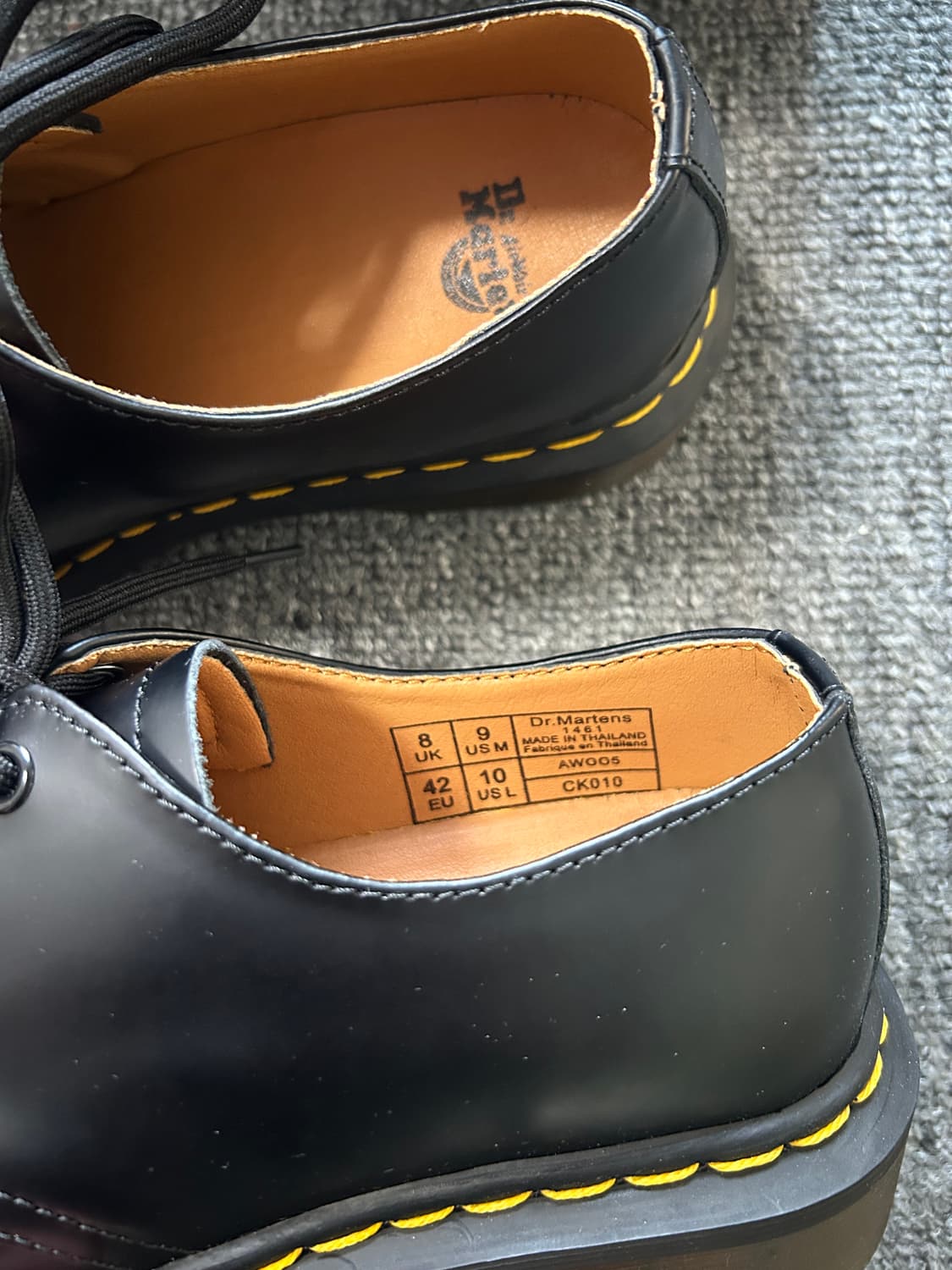 닥터마틴 1461 스무스 블랙 상품이미지3